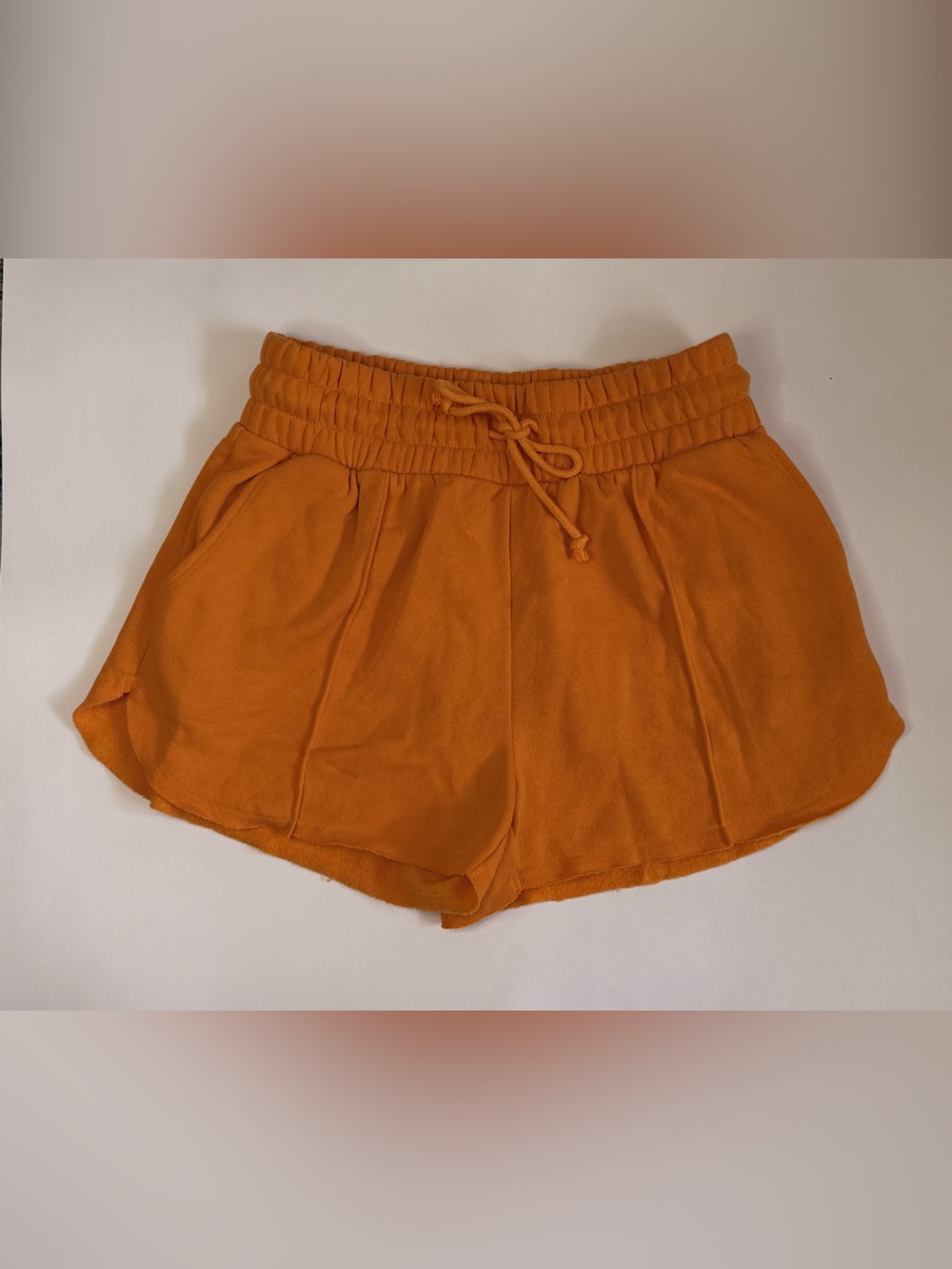 wild fable Orange Drawstring Athletic Shorts